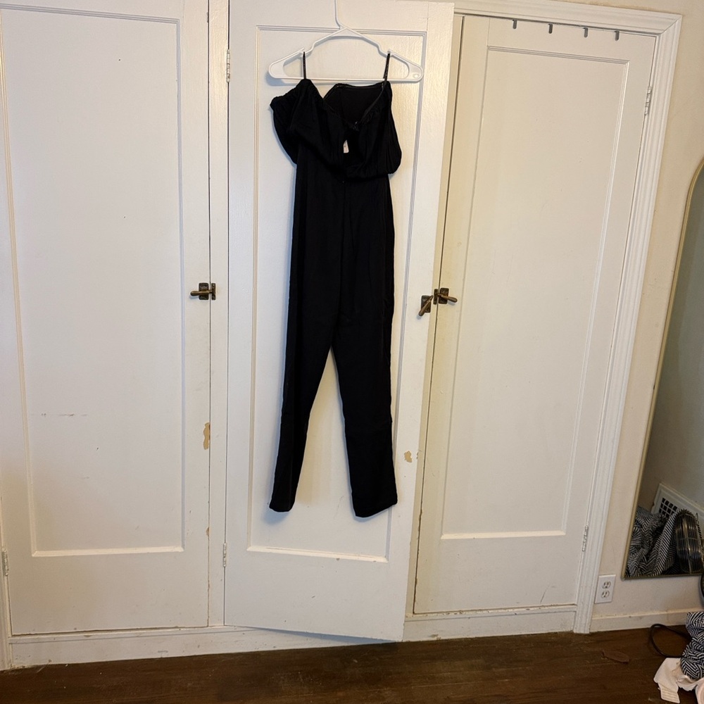 Free People/Third Form Black Jumpsuit